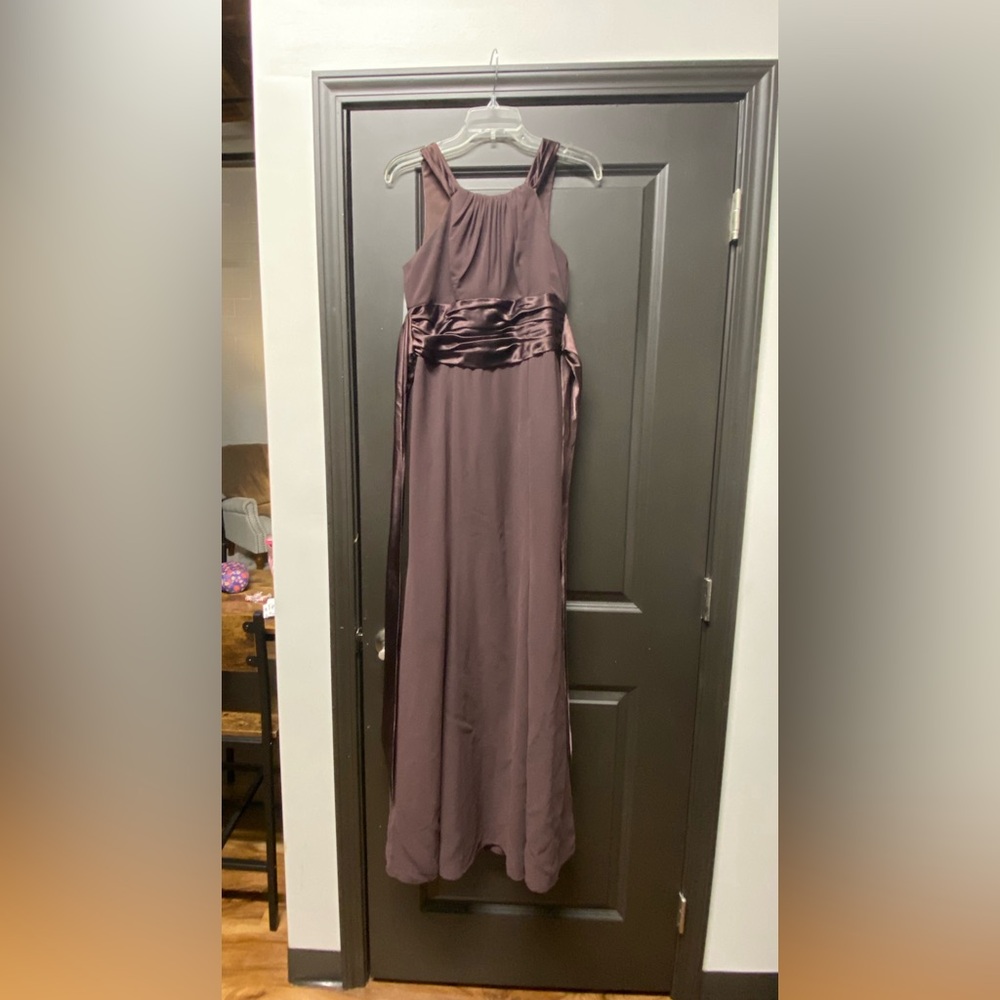 David’s Bridal chocolate dress